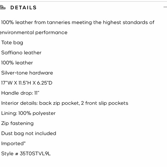 Beautiful Michael Kors purse, jet set model, NWT - Picture 3 of 5